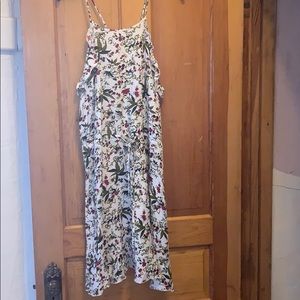 Summer ruffled racerback dress